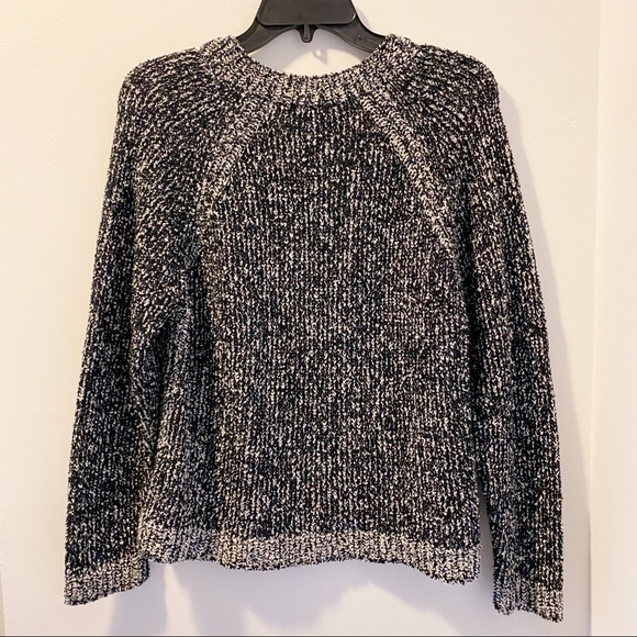 Eileen Fisher Black and White Crewneck Sweater - Picture 9 of 9